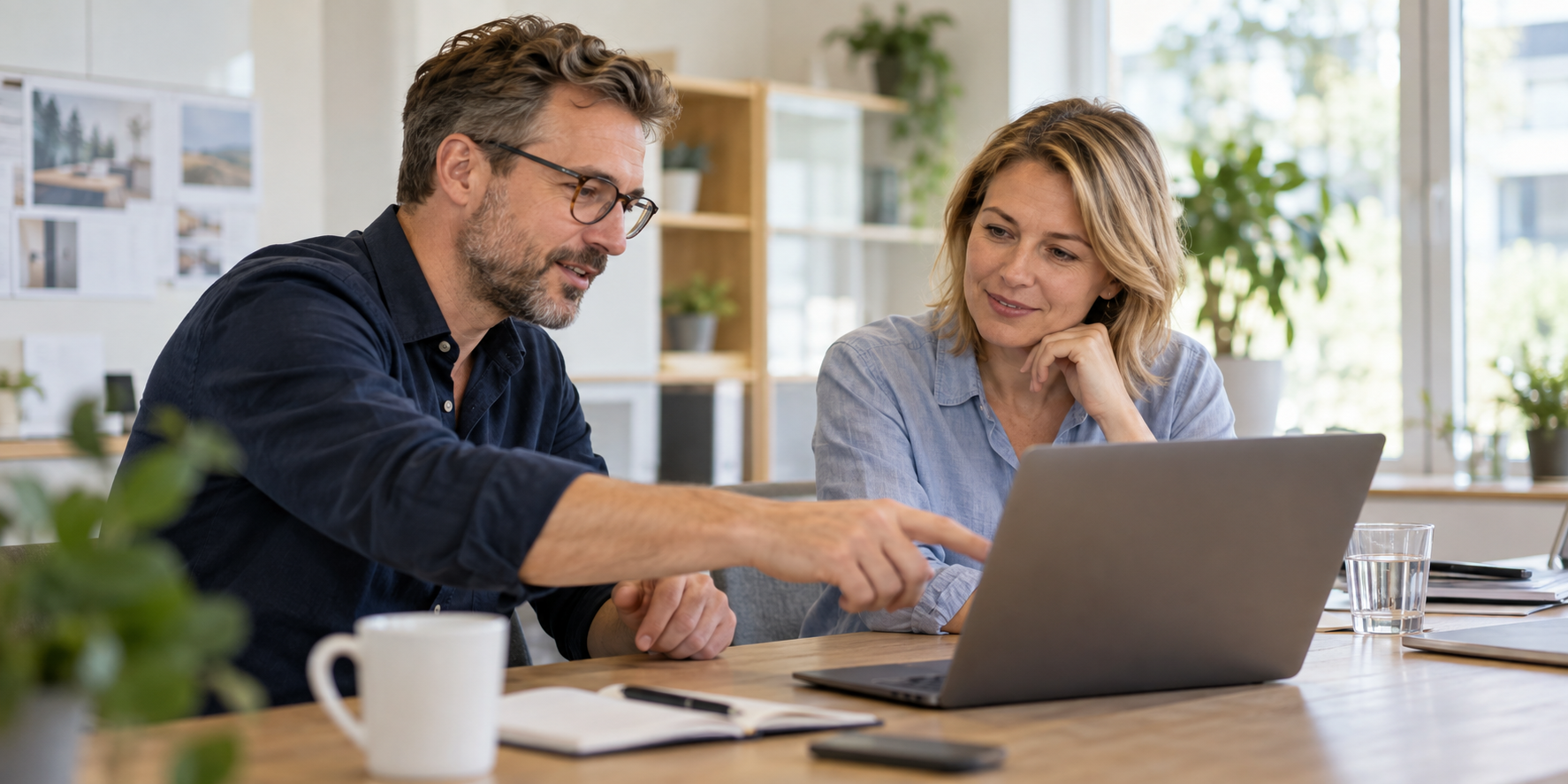 Persönliche Beratung zu digitalen Prozessen in einem mittelständischen Unternehmen